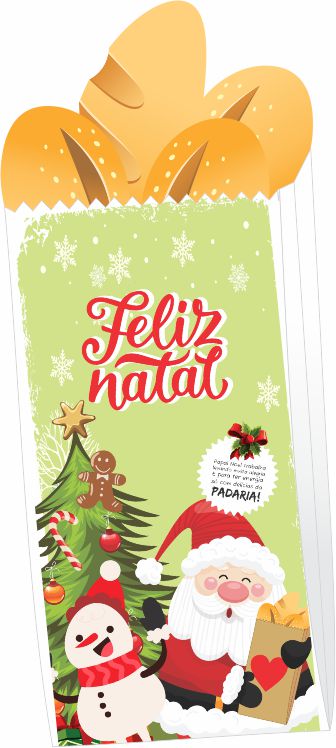 Feliz papai noel pular e sorrindo dizem ho ho ho com letras de